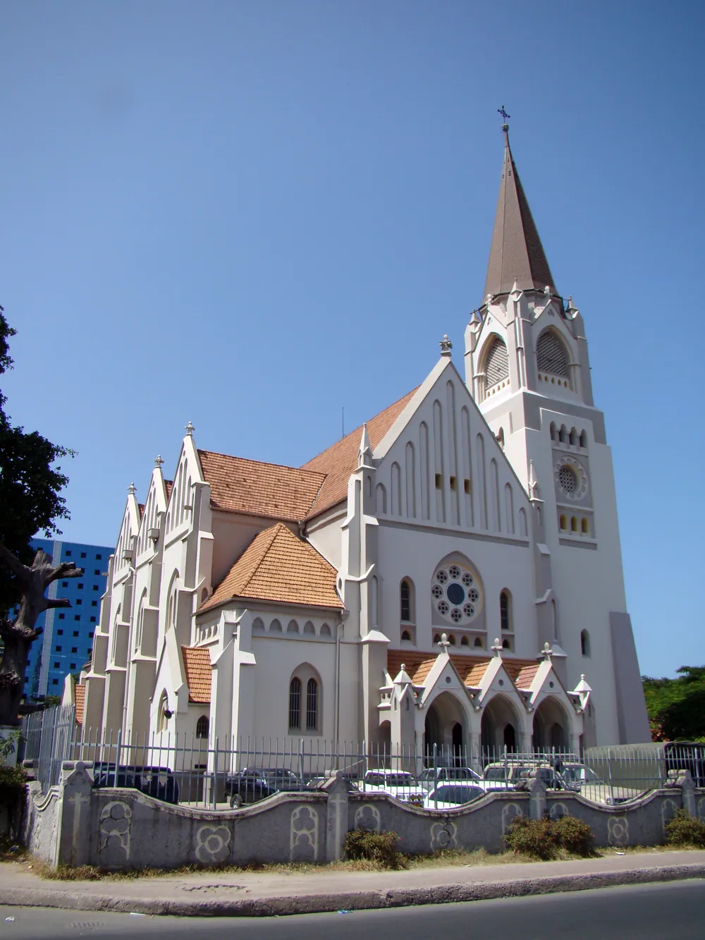 St Joseph's Cathedral on the Dar es Salaam seafront