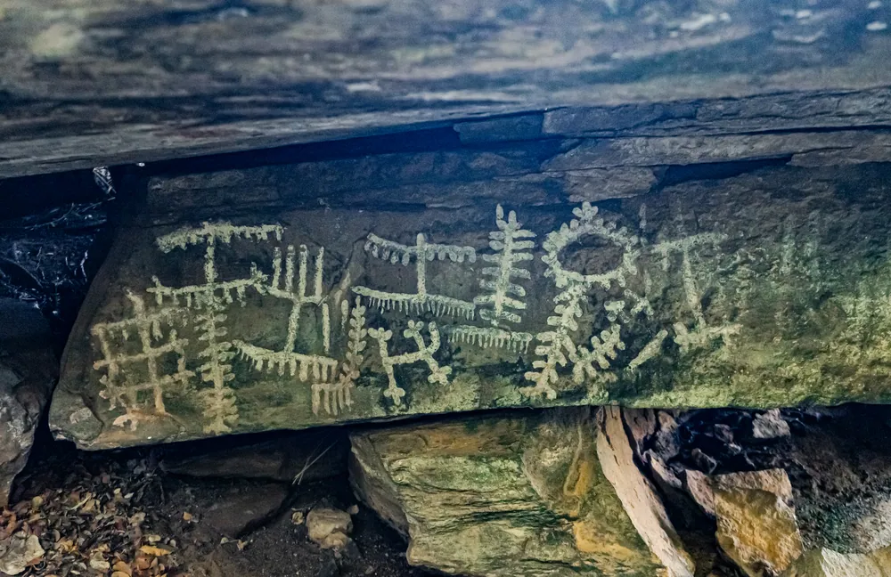 Rock paintings at the Kondoa sites, Dodoma Region
