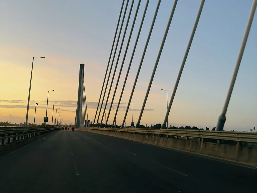 The Nyerere Bridge at Kigamboni, Dar es Salaam. Work began in 2012, under Kikwete, and it opened in April 2016.