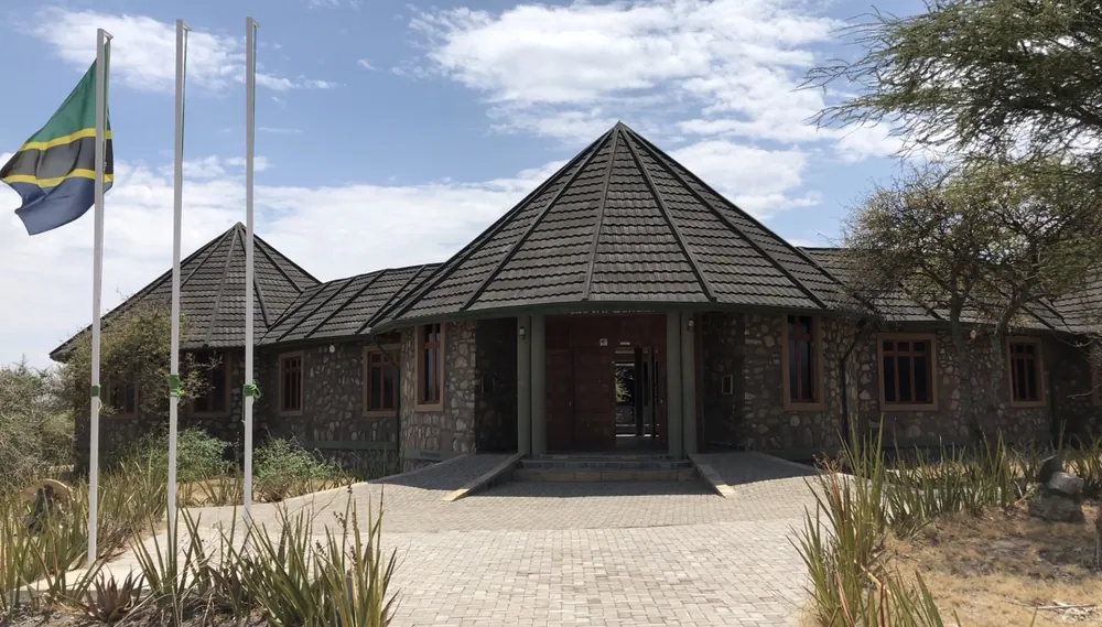 The new Olduvai Gorge Museum on the rim of the gorge.