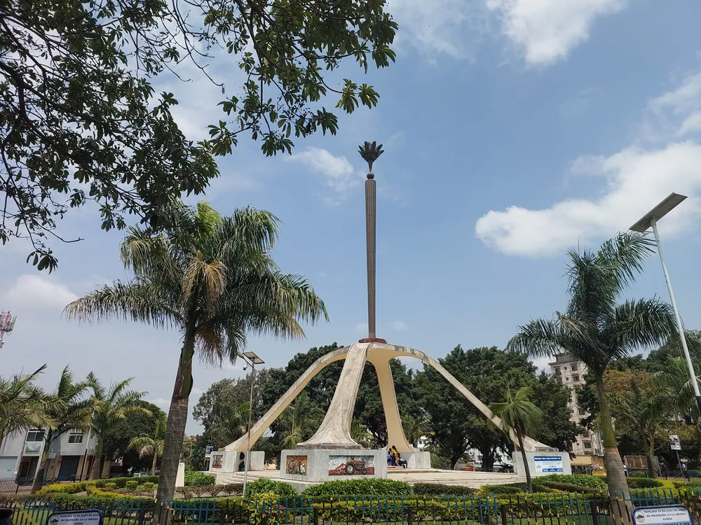 The Arusha Declaration Monument in the centre of Arusha