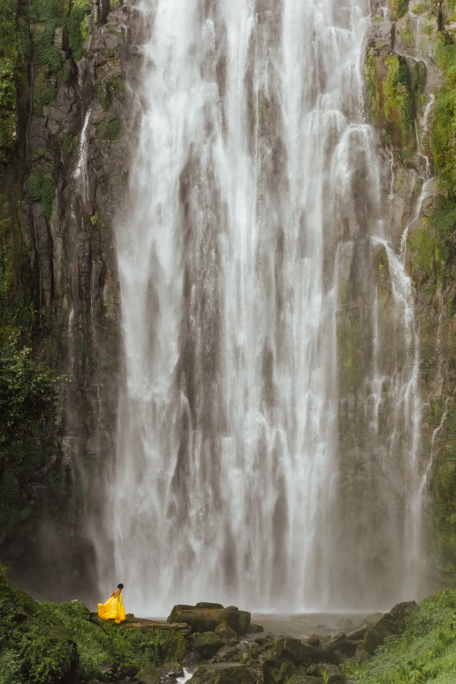 The Materuni falls on Kilimanjaro's southern slopes