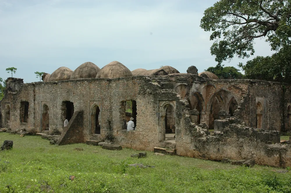 Coral-stone ruins of the sultanate at Kilwa Kisiwani
