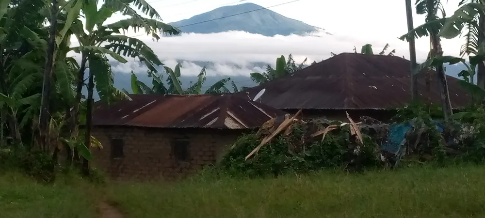 Mount Rungwe above the villages of the southern highlands