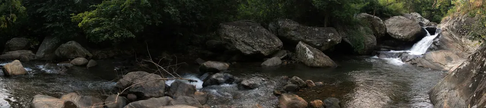 A waterfall in the forest of the Uluguru Mountains