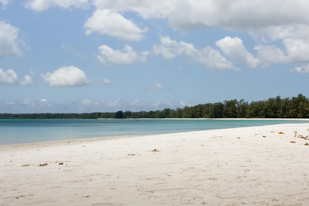 Vumawimbi beach on the north coast of Pemba
