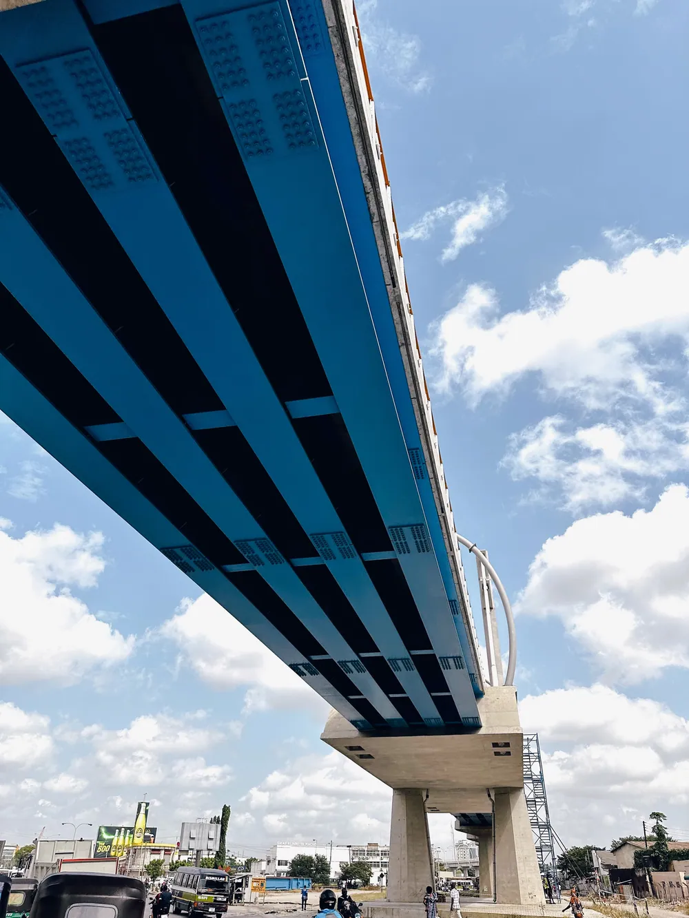 A viaduct of the standard gauge railway at Gerezani, Dar es Salaam