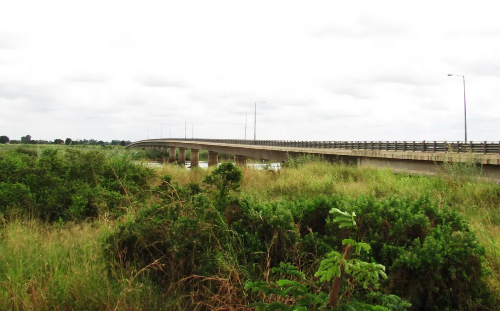 The Mkapa Bridge over the Rufiji river, on the road from Dar es Salaam to Lindi and Mtwara