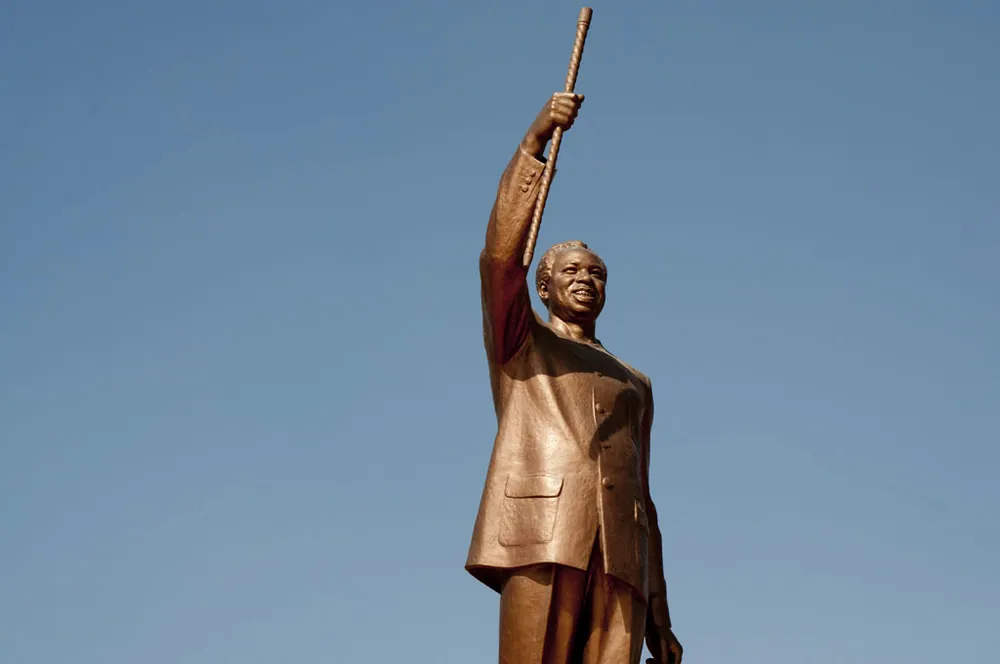 The statue of Julius Nyerere in Dodoma