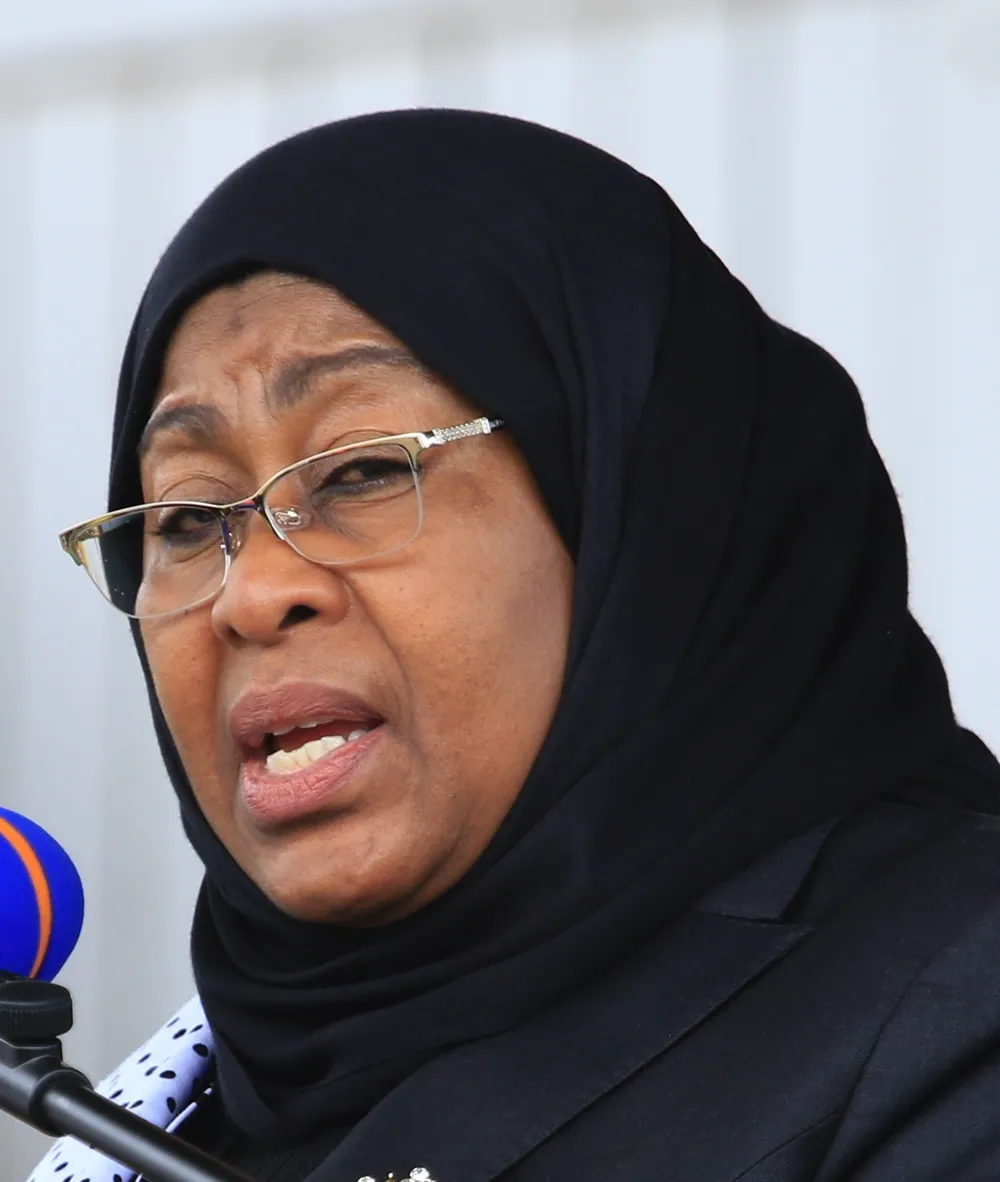 Samia Suluhu Hassan as vice-president, May 2017