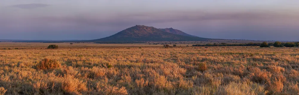 Sunrise over the Serengeti National Park