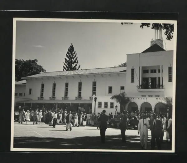 Karimjee Hall in Dar es Salaam, then the seat of Tanganyika's parliament, in 1961
